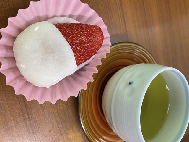 休憩時の楽しみ🍓